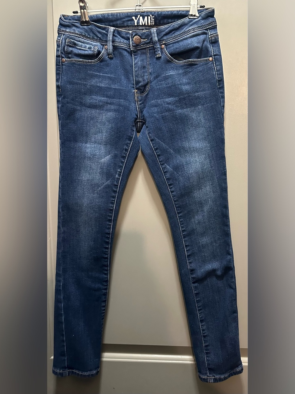 YMI Girl Size 12 Blue Jeans EUC